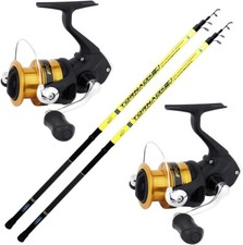 Kit Bolognese 2 Canne Globe Fishing Tornado 3 M + 2 Mulinelli Shimano FX 2500