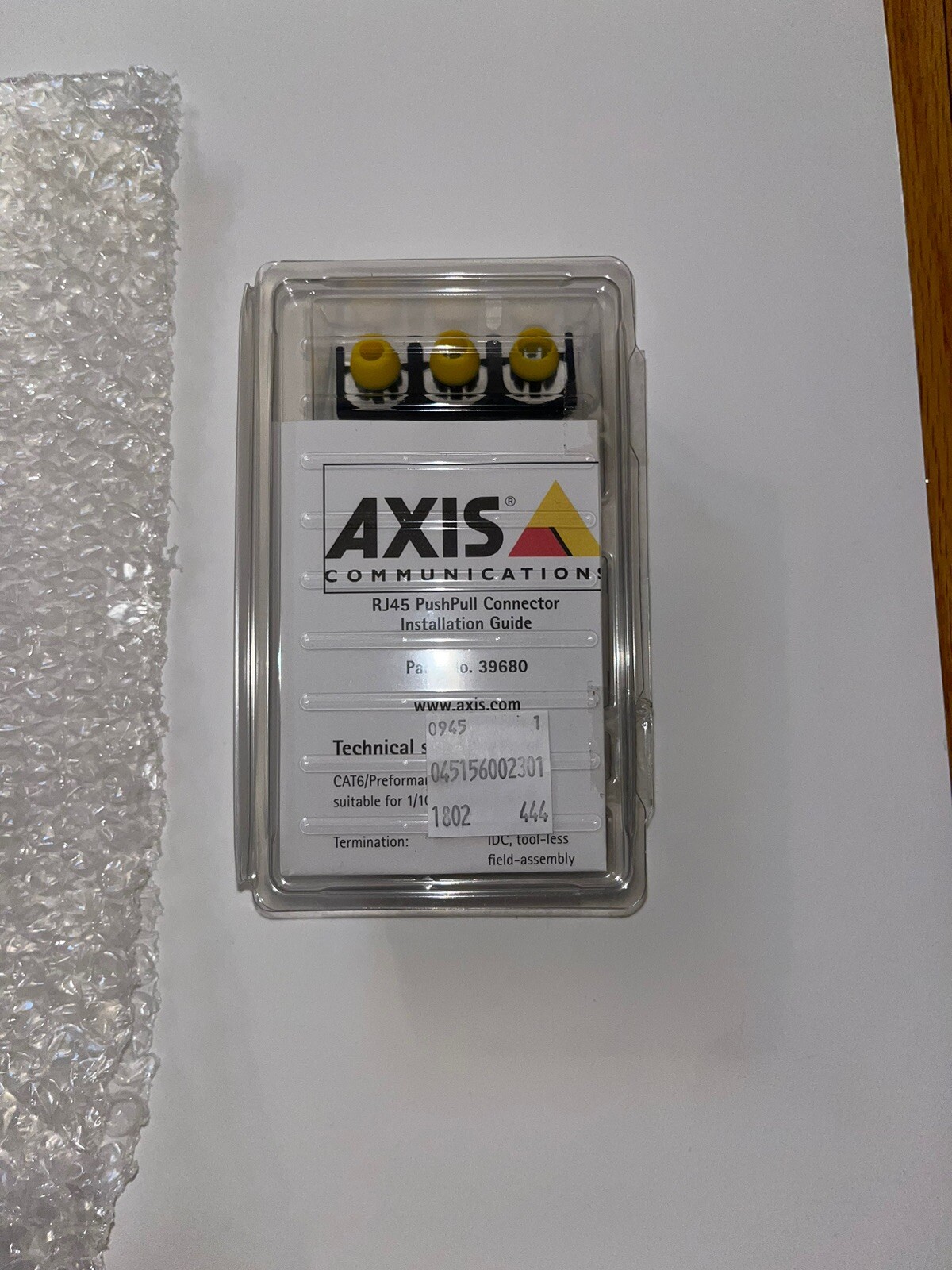 AXIS COMMUNICATION T8154 60W SFP MIDSPAN 5901-001-01 POE60S-1BT 56V NEW