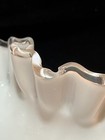 Vintage Fenton Ruffled Silver Crest Large Dish Milk Glass Classic — photo 4