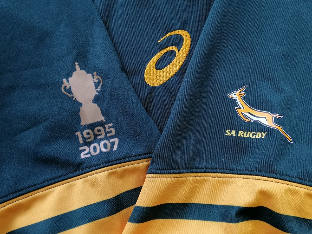 South Africa World Cup 2015 rugby shirt jersey Asics player