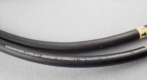 Monster Reference 2 Interlink RCA Cable Choice 40in (1M) or 30in, Single or Pair - Picture 3 of 15