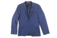 HUGO BOSS ARMION NAVY BLUE 38 REGULAR WOOL BLEND BLAZER SPORT COAT MENS DEFECT