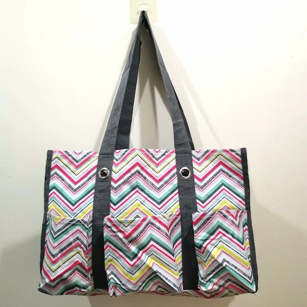 New Thirty one Organizing Utility tote 31 gift shoulder mummy bag in Party  Punch