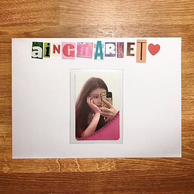 ITZY CHAERYEONG CRAZY IN LOVE LOCO MIRROR PHONE SELFIE VERSION PHOTOCARD PC