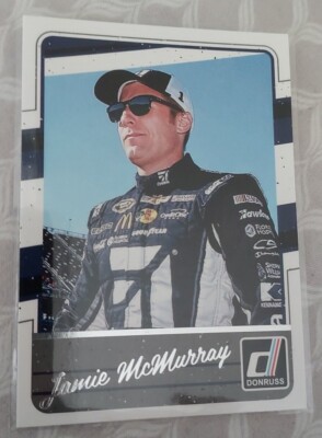 2017 Donruss NASCAR # 50 Jamie McMurray Finished Season with 12-Top 10 Finishes 