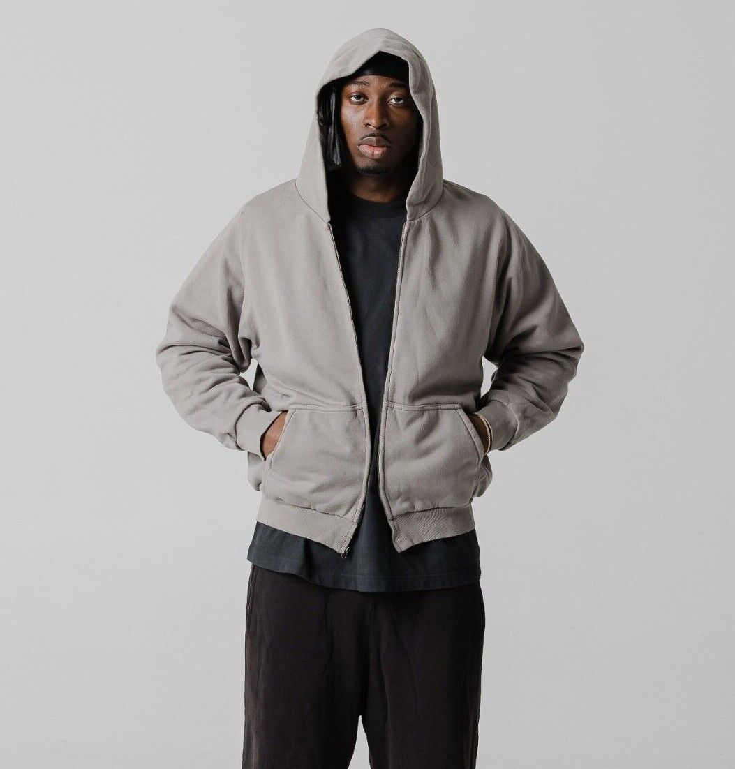Yeezy Gap Full Zip Sweatshirt Hoodie Gray Unreleased Season Yeezy Gap Full Zip Sweatshirt Hoodie Gray Unreleased Season