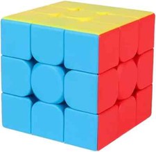 Speed Rubik's Cube 3X3X3 Stickerless Magic Cube 3X3 Fast Smooth Professional