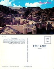 Postal Hoover Dam Colorado River