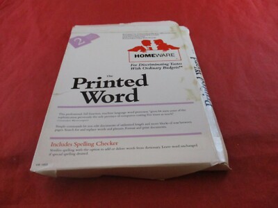 The Printed Word Commodore 64 / 128 EMPTY Box ONLY (no manual / game) Homeware