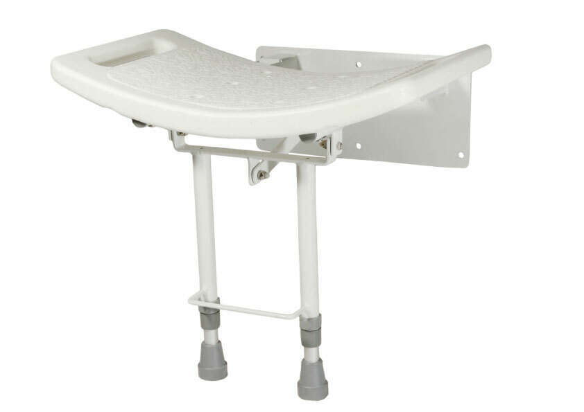 SEDILE SEDIA DOCCIA A PARETE RIBALTABILE H. 38/53 CM MAX KG 180 TERMIGEA