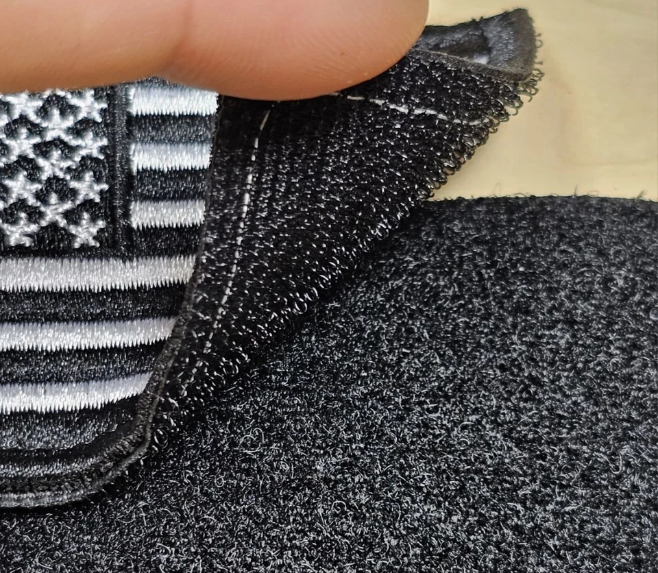 American Flag Patches USA Flag Patch 2" x 3.25" inch hook & loop closure - Image 2 of 4