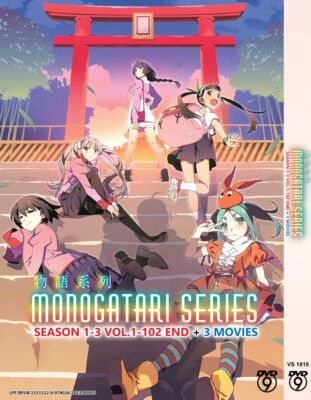 MONOGATARI SERIES 物語系列 SEASON 1-3 VOL.1-102 END + 3 MOVIE ANIME DVD ENGLISH SUB