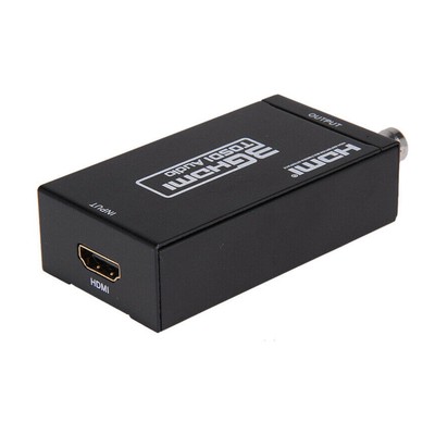 HDMI über Koaxial BNC RG6 Konverter 3G HDMI zu SDI Box Adapter HD. Neu