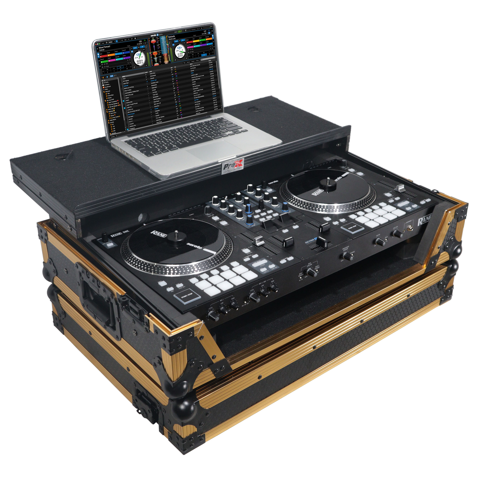Чехол ProX XS-RANEONE WLT FGLD для диджейского контроллера RANE ONE Золотой на черном