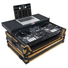 ProX XS-RANEONE WLT FGLD Flight Case For RANE ONE Dj Controller Gold On Black