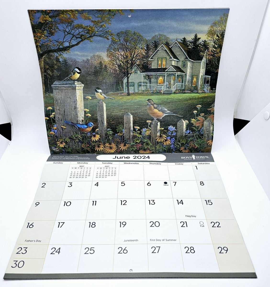 Boys Town Peaceful Solitude 2024 Wall Calendar, Pkt Calendar, Planner,  Almanac | eBay