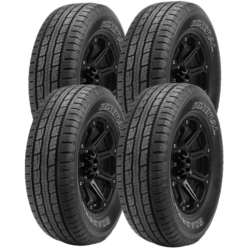 (QTY 4) 255/70R16 General Grabber HTS60 111S SL White Letter Tires ...
