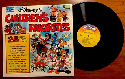 DISNEY S CHILDREN S FAVORITE SONGS VOLUME I LP RECORD IN SHRINK 1979 EXCELLENT