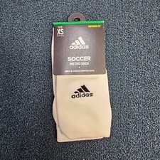 Adidas Soccer Metro Socks Arch Ankle Compression Youth XS White OTC Calf V8a
