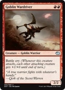 Goblin Wardriver x4 - Duel Decks: Merfolk vs Goblins - NM-Mint, English - Duel D