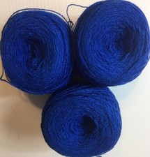 Crystal yarn lace. Color 28A.Acrylic/Rayon. 900 yards per ball. 1 lot of 3.