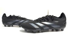Adidas Predator 24 Pro FG Soccer Cleats Triple Black Unisex M7/W8   IG7779