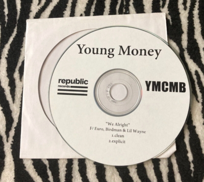 #ad #ad YOUNG MONEY ft Euro Birdman amp; Lil Wayne quot;We Alrightquot; RARE PROMO CD 2 Mixes $9.88