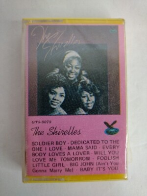 THE SHIRELLES Cassette Tape 1981 Compilation Funk Soul Rare