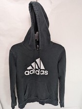 Adidas Golf Black Graphic Pullover Hoodie Kangaroo Pocket Men's Size Medium