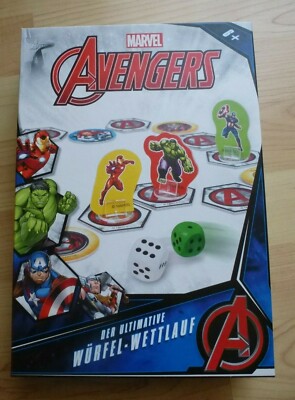 Marvel - Avengers ''Der ultimative Würfel-Wettlauf'' Spiel gebraucht