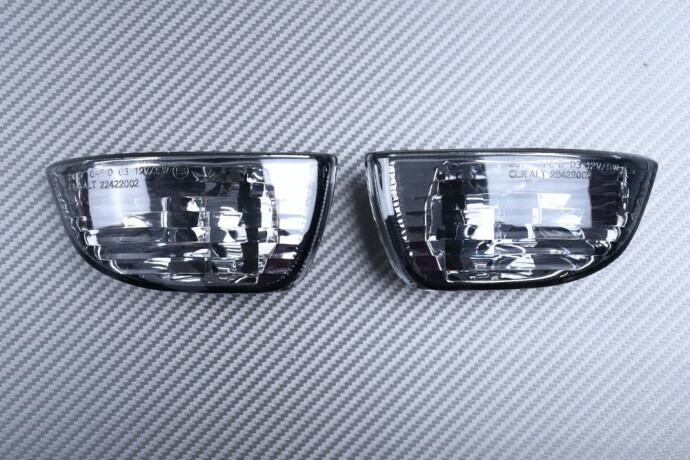 Clignotant avant teinté noir en polycarbonate injecté pour Triumph 1050 ST GT