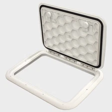 Jim Black Boat Deck Hatch 581-1317-05 | 13 x 17 Inch Polar White