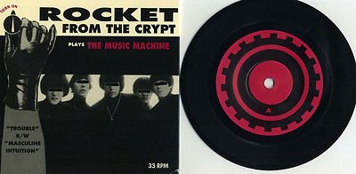 Rocket From The Crypt - Plays The Music Machine 5'' FIRST 1995 PRESS Hot Snakes
