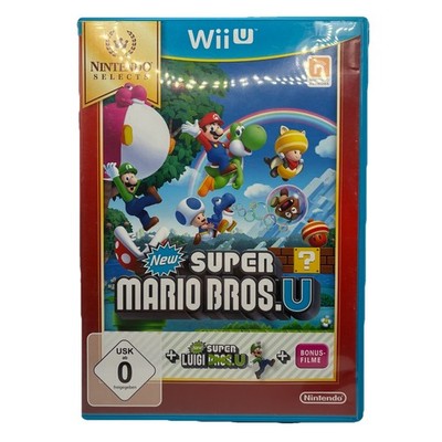 New Super Mario Bros. U + New Super Luigi U (Nintendo Wii U) OVP + Handbuch