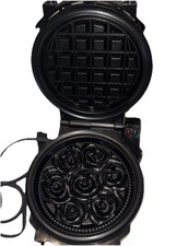VillaWare Macchina per waffle con bouquet di rose modello 33010 - Cialda, rotonda, belga