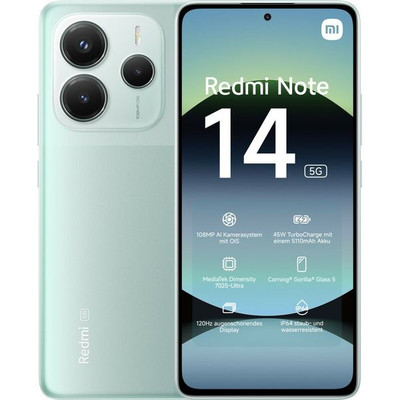 Xiaomi Redmi Note 14 5G 256GB 8GB RAM Dual Grün EU