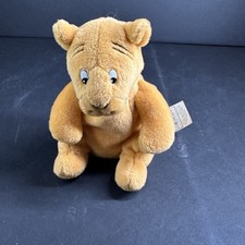Vintage GUND Classic Pooh Disney Winnie the Pooh Stuffed Plush Beanie Bear W/T