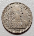 French Indochina 1 Piastre 1946 Security Edge (2)
