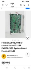 Fujitsu KD03300 F510 control board 022AF PW650/850 System Board Frontech EL03 E