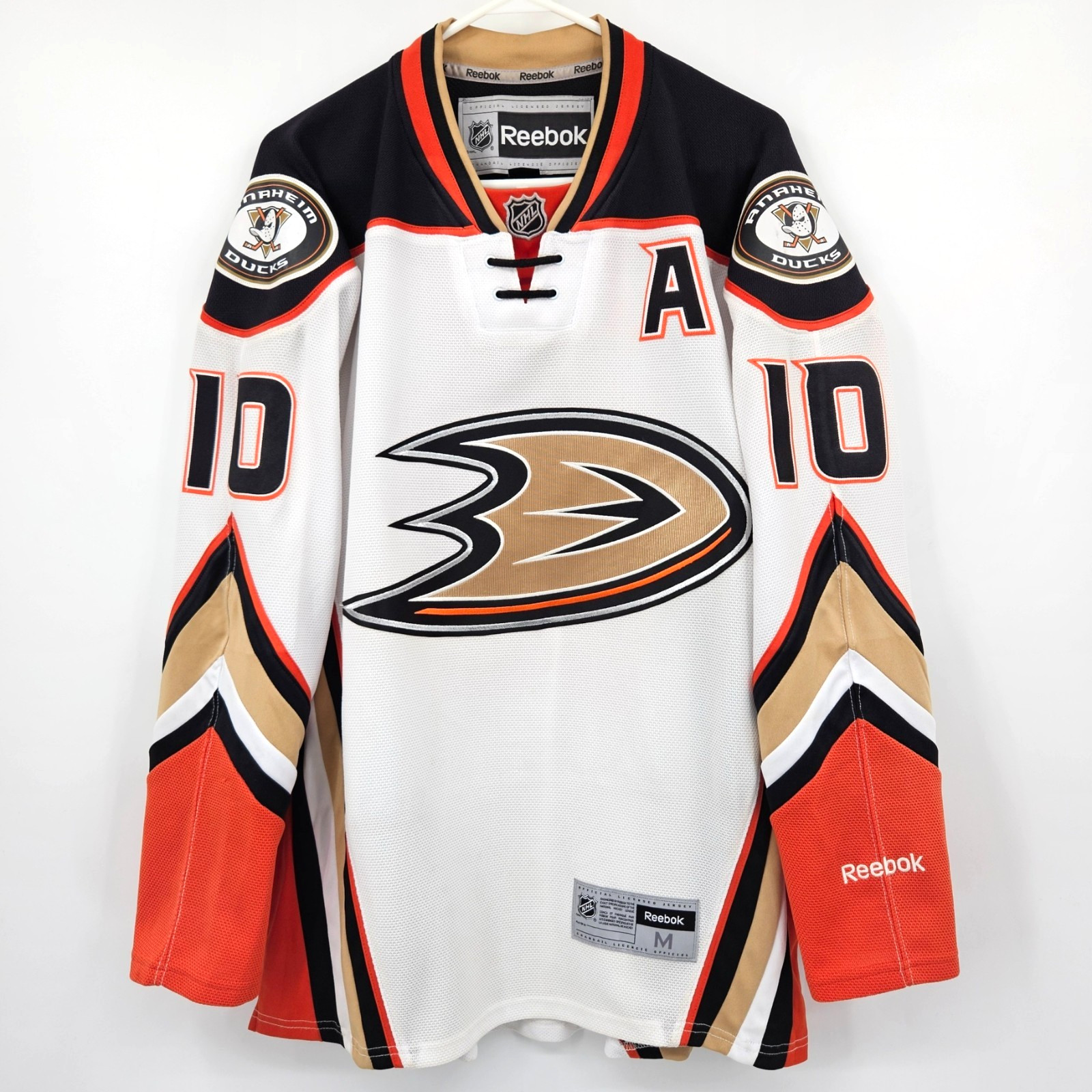 Reebok 2014 Anaheim Ducks Corey Perry #10 NHL Hockey Jersey Men's Medium