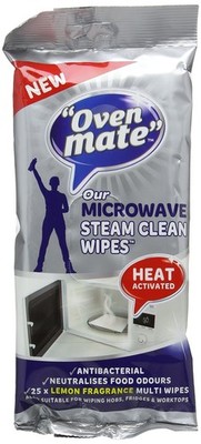 Oven Mate Mikrowelle Dampf Reinigungstücher 1 Stück (1er Pack), klar 