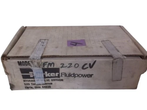 PARKER FM220 FM2-20CV HYDRAULIC FLOW CONTROL VALVE  NSMP