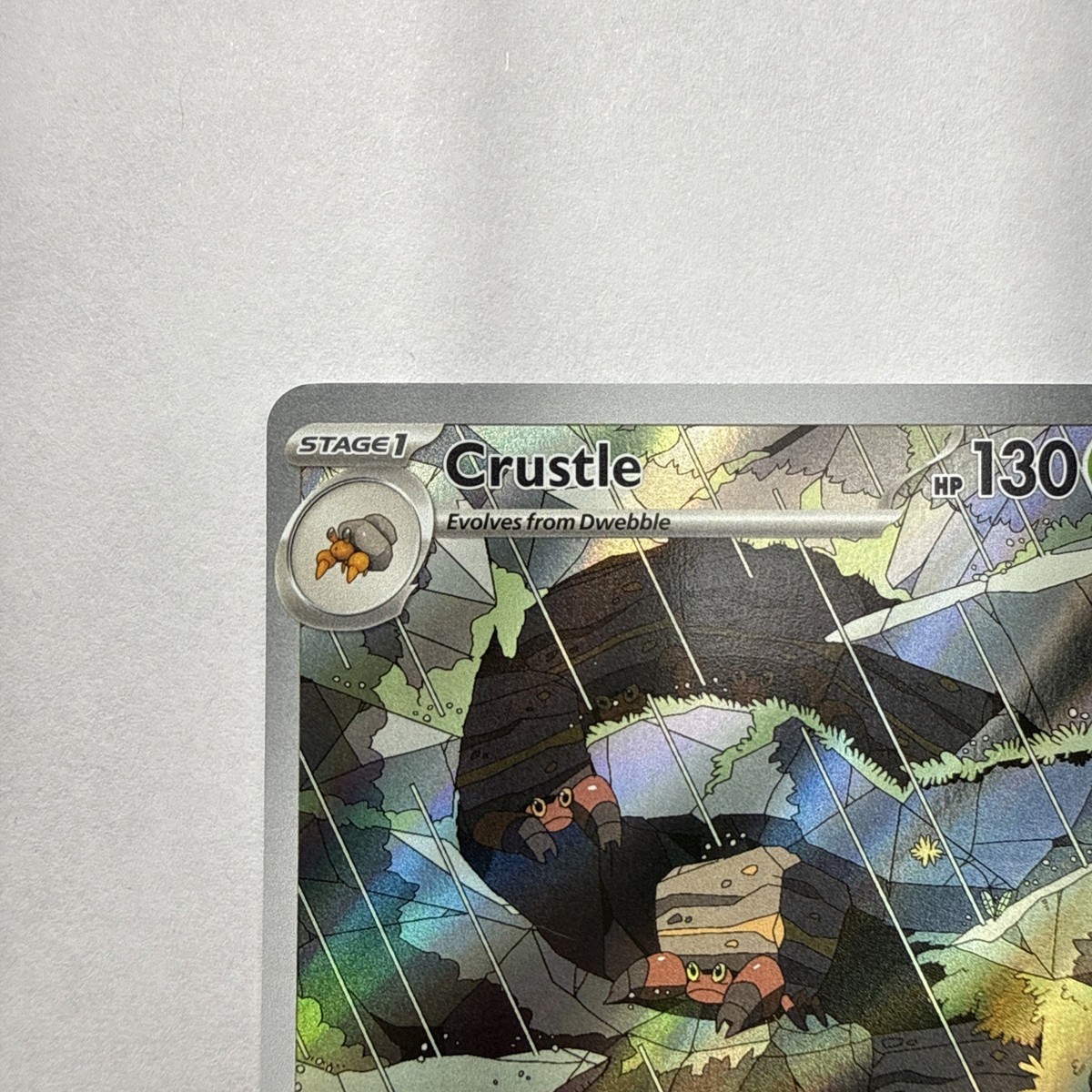 Mint Secret Crustle 183/182 Paradox Rift Pokemon Card Full Art