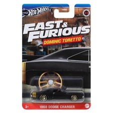 Hot Wheels Fast and FURIOUS Dominic Toretto Auto 1968 DODGE CHARGER Model Die...