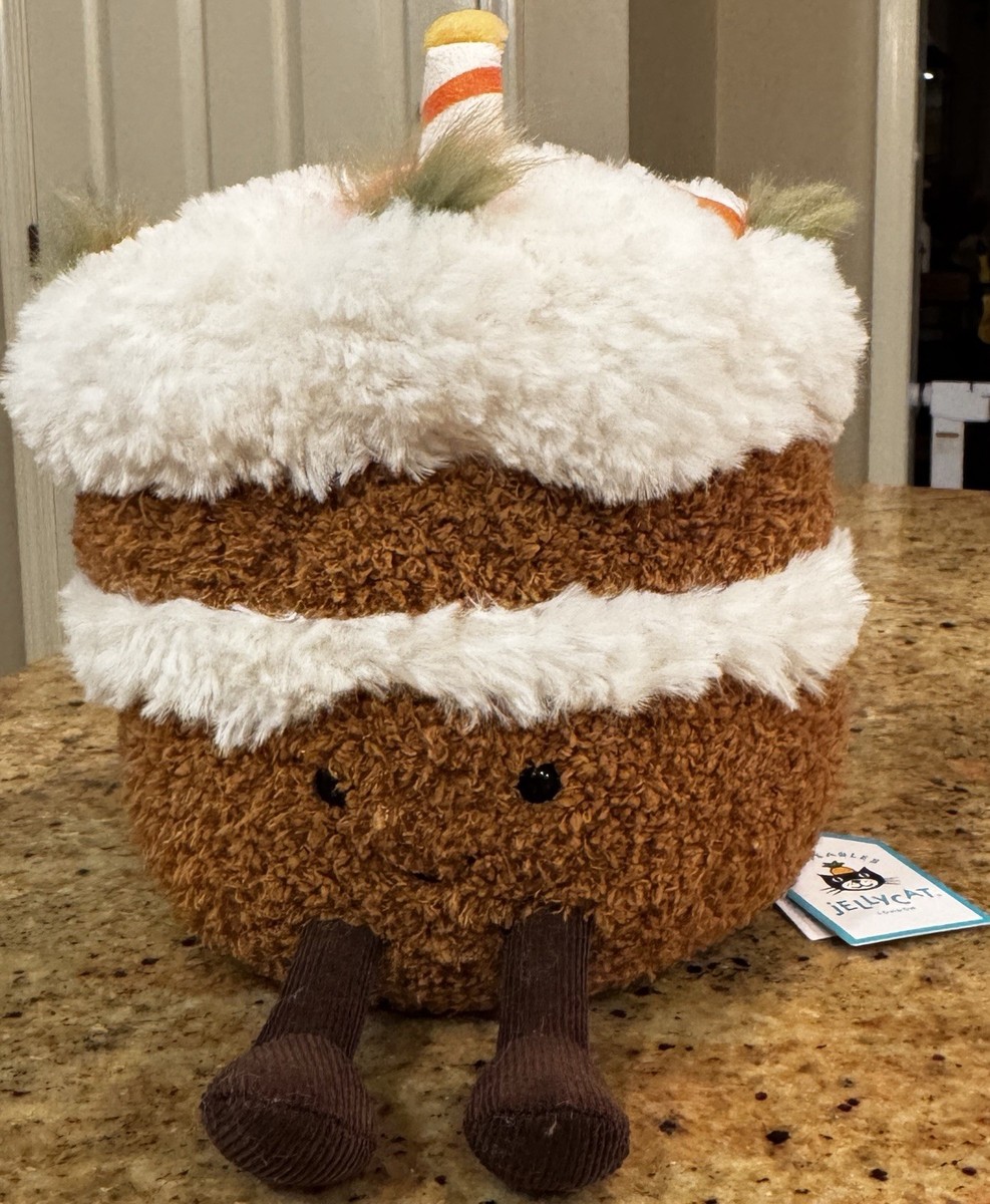 Jellycat London Amuseables Carrot Cake A2CRTC New With Tags US