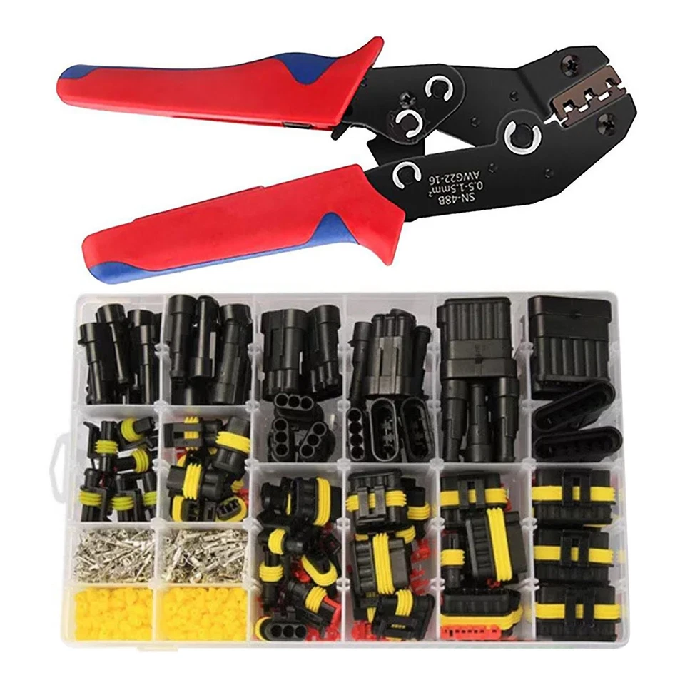 Anti-Oxidation Car Automotive Dustproof Electrical Wire Connectors Plug Set - Image 3 of 4