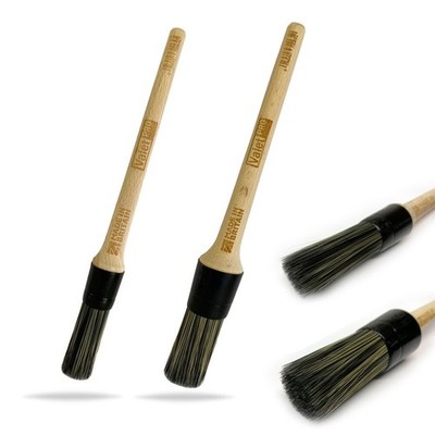 VALETPRO DETAILING BRUSH SET CHEMICAL RESISTANT DASH VENTS WHEELS GRILLS BADGES