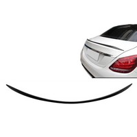 Kofferraumspoiler FüR Mercedes C W205 Limousine 14-20 GläNzend Schwarz