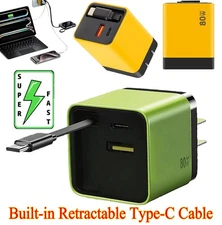 3 In 1 GaN Charger Scalable 80w Max Fast Charger Module With Type C & USB Ports