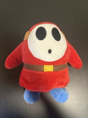 Super Mario Bros Plüschfigur 8 Zoll Bösewichte Shy Guy, Rot, 2021